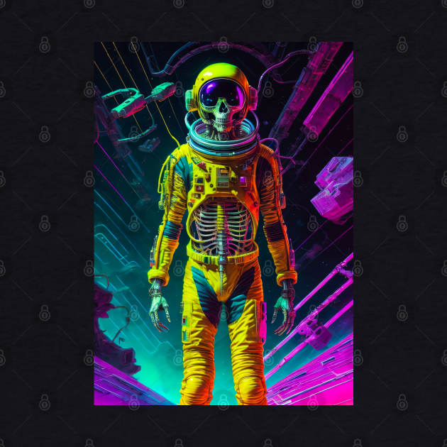 Skeleton in Spacesuit by DeathAnarchy